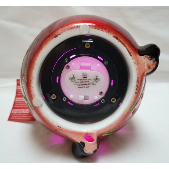 Ceramic Santa Luminary with Flameless Candle RL05290V Tested Works - Picture 9 of 12